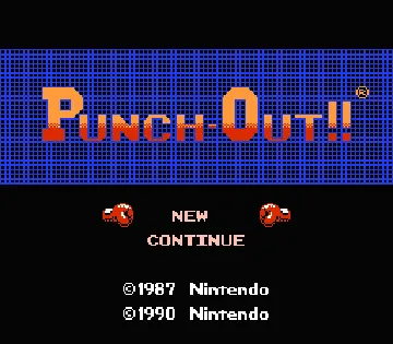 Punch-Out!! (Japan) (FamicomBox) screen shot title